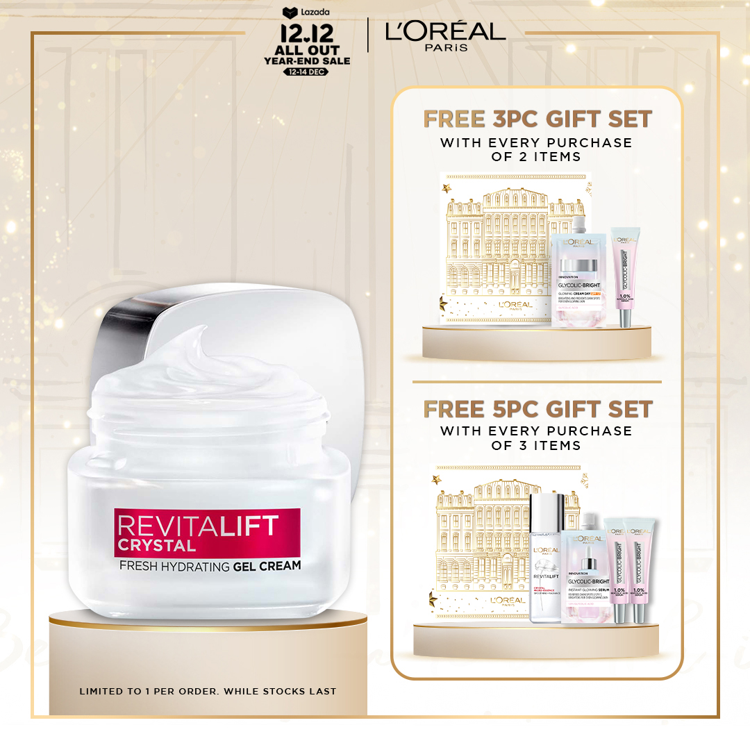 L'Oreal Paris Revitalift Crystal Gel Cream 50ml (Oil Control)