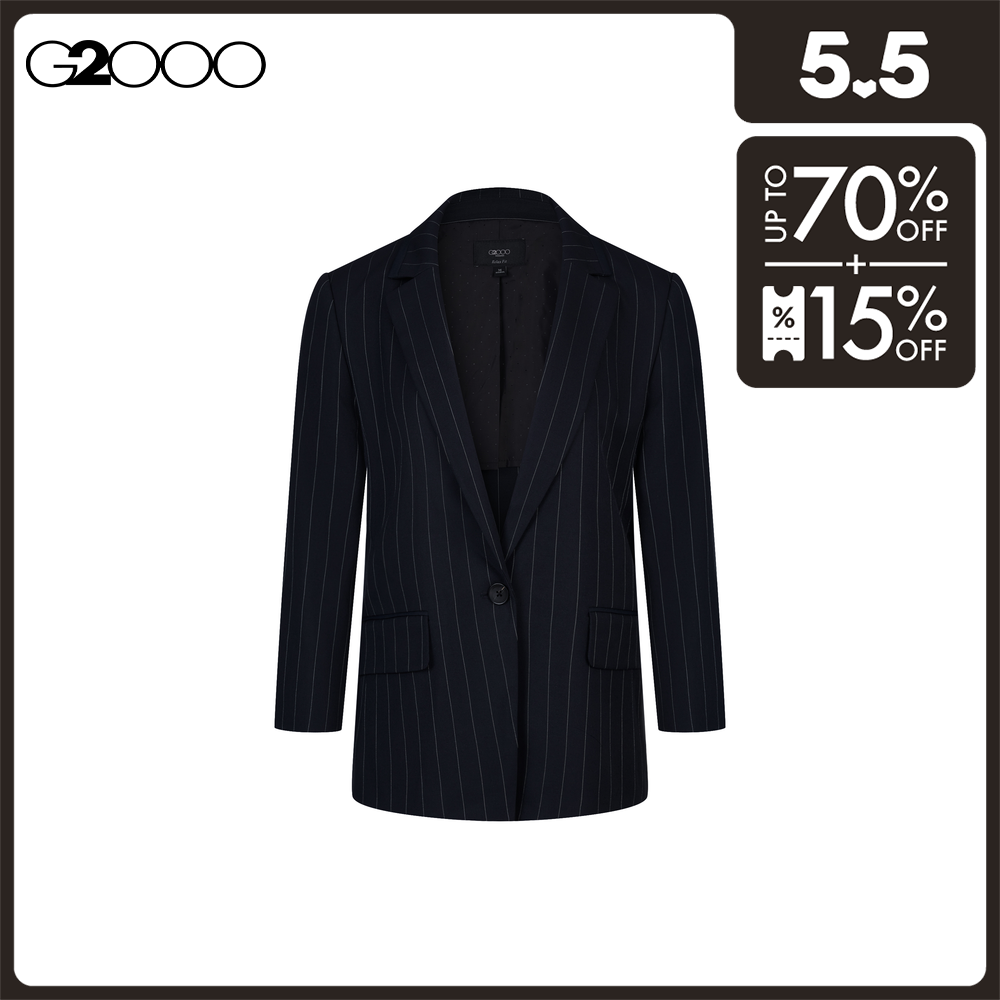 G2000 Women Coolmax Broken Stripe Blazer